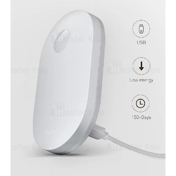 چراغ هوشمند بیسوس Baseus Sunshine Human Body Induction DGSUN-RB02 دارای سنسور نور و حرکت