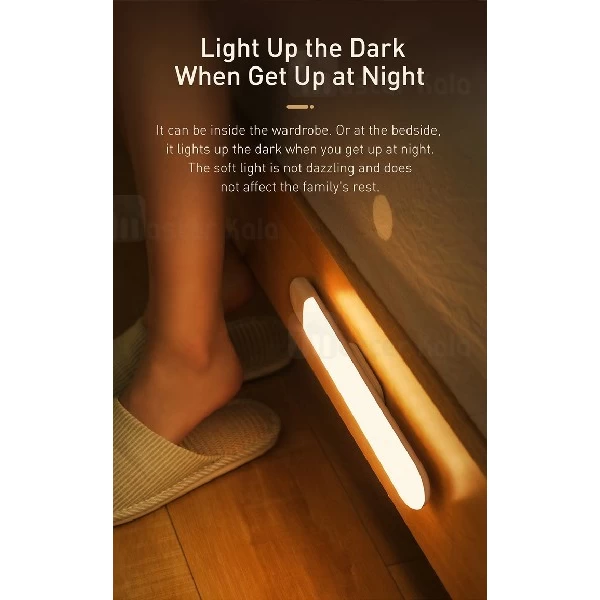 چراغ هوشمند بیسوس Baseus Sunshine Human Body Induction DGSUN-YA02 دارای سنسور نور و حرکت