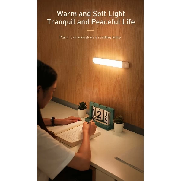 چراغ هوشمند بیسوس Baseus Sunshine Human Body Induction DGSUN-YA02 دارای سنسور نور و حرکت