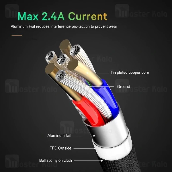کابل میکرو یو اس بی مک دودو Mcdodo CA-577 Data Cable توان 2 آمپر