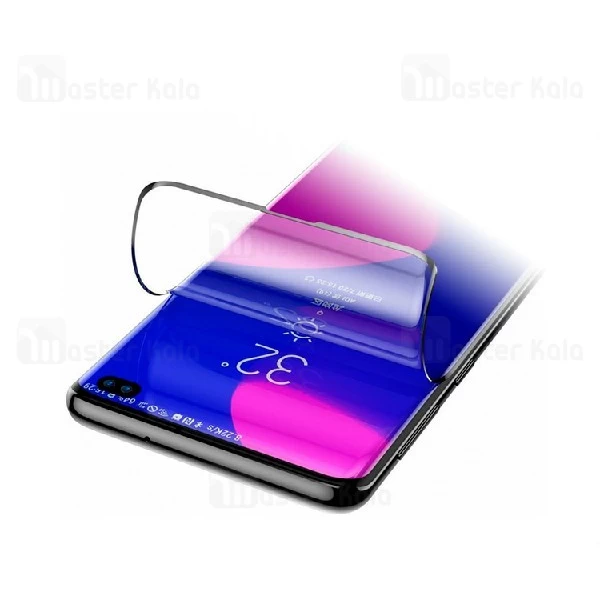پک 2 تایی محافظ نانو تمام صفحه خمیده بیسوس سامسونگ Samsung Galaxy S10 Plus Baseus SGSAS10P-KR01