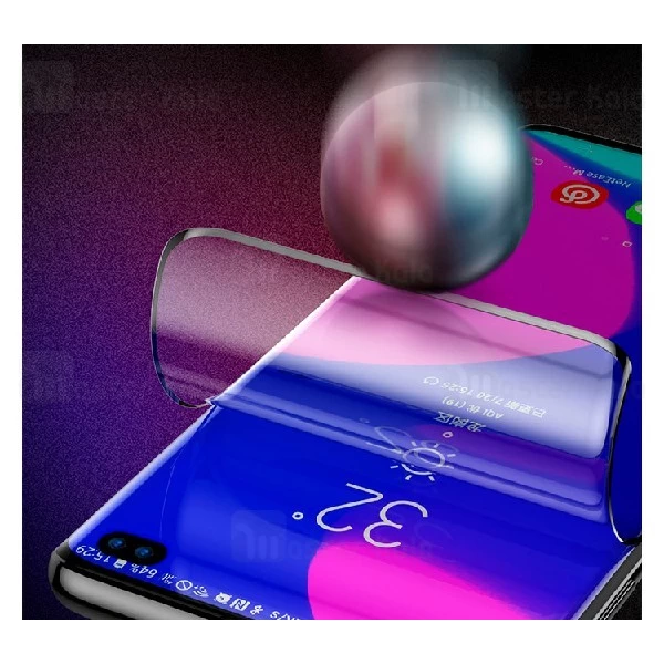 پک 2 تایی محافظ نانو تمام صفحه خمیده بیسوس سامسونگ Samsung Galaxy S10 Plus Baseus SGSAS10P-KR01