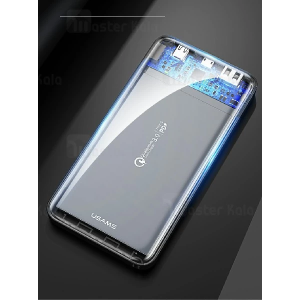 پاوربانک 10000 یوسمز Usams CD92 PD Fast Charge Power Bank فست شارژ QC3.0