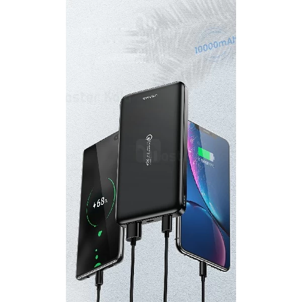 پاوربانک 10000 یوسمز Usams CD92 PD Fast Charge Power Bank فست شارژ QC3.0