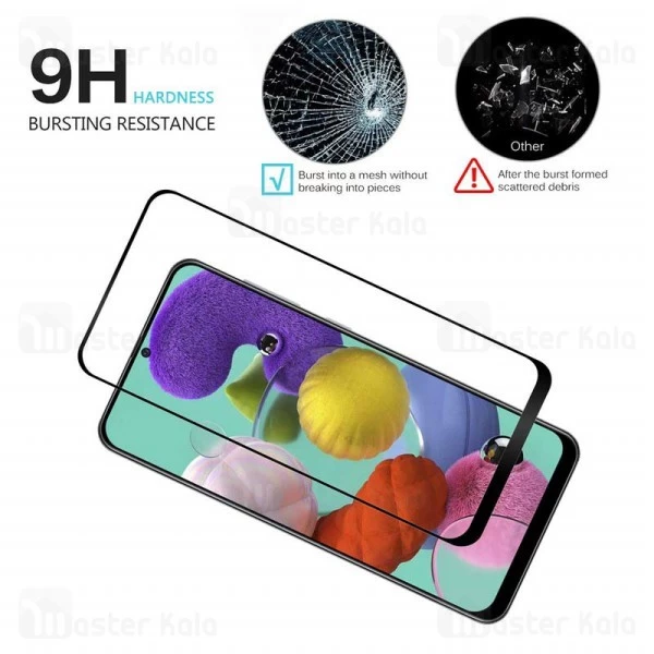 محافظ صفحه نانو سرامیک تمام صفحه و تمام چسب سامسونگ Samsung Galaxy A51 / A515 Glass