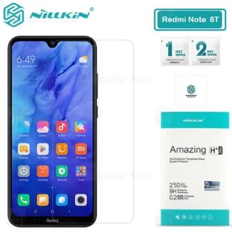 محافظ صفحه شیشه ای نیلکین شیائومی Xiaomi Redmi Note 8T Nillkin H+ Pro