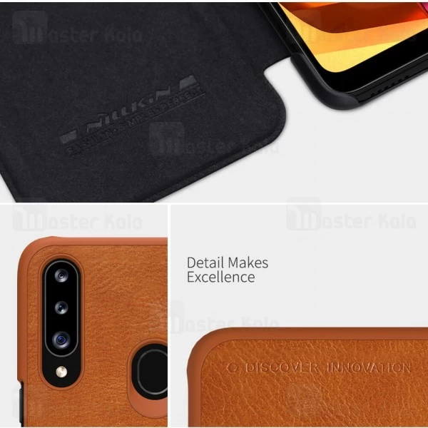 کیف چرمی Samsung Galaxy A20s / A207 Nillkin Qin Leather Case