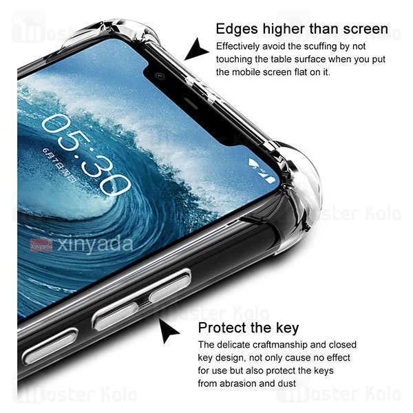 قاب ژله ای ضد ضربه نوکیا Nokia 7.1 2018 Smtt ShockProof AirBag