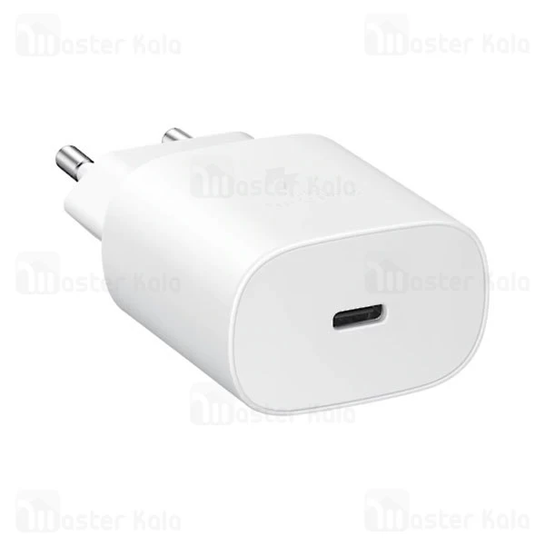 شارژر و کابل فست شارژ اورجینال سامسونگ Samsung Fast Charger 2.0 Type C to Type C TA-800 توان 25 وات