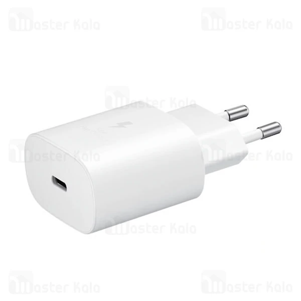 شارژر و کابل فست شارژ اورجینال سامسونگ Samsung Fast Charger 2.0 Type C to Type C TA-800 توان 25 وات