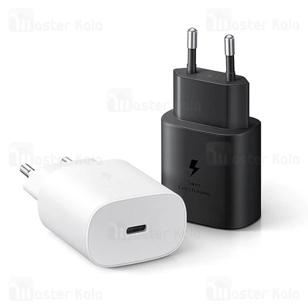 شارژر و کابل فست شارژ اورجینال سامسونگ Samsung Fast Charger 2.0 Type C to Type C TA-800 توان 25 وات