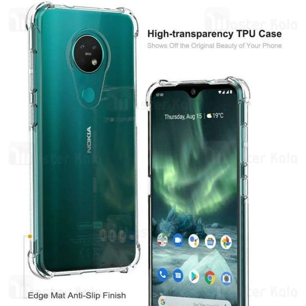 قاب ژله ای ضد ضربه Nokia 6.2 / 7.2 Smtt ShockProof AirBag