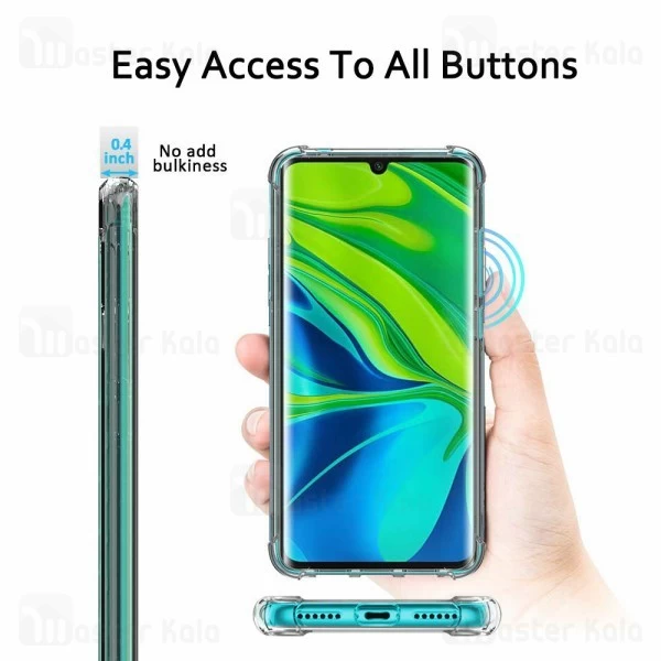 قاب ژله ای ضد ضربه Xiaomi Mi CC9 Pro / Note 10 / Note 10 Pro Smtt ShockProof AirBag