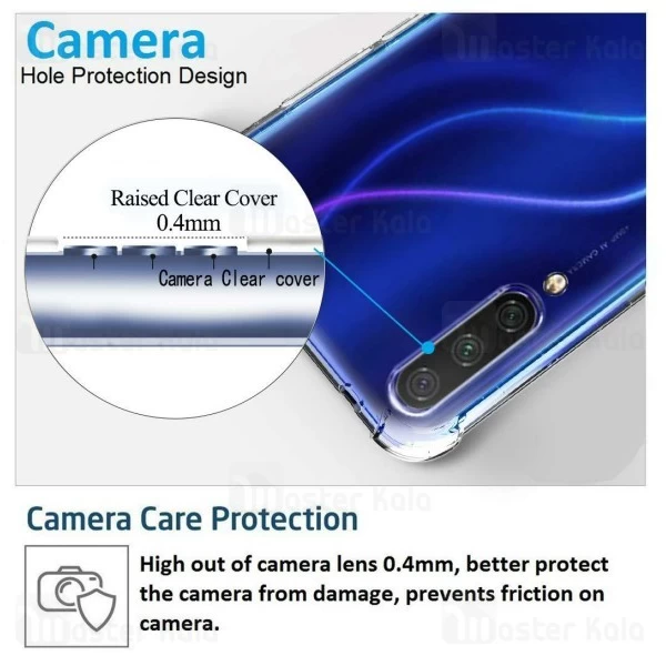 قاب ژله ای ضد ضربه Xiaomi Mi A3 / Mi CC9e Smtt ShockProof AirBag