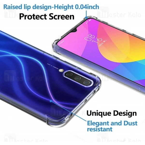 قاب ژله ای ضد ضربه Xiaomi Mi 9 Lite / Mi CC9 Smtt ShockProof AirBag