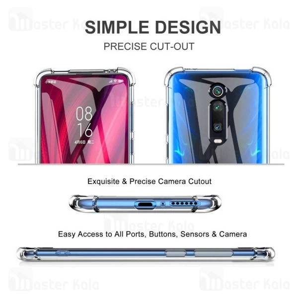 قاب ژله ای ضد ضربه Xiaomi Redmi K20 / K20 Pro / Mi9T / Mi9T Pro Smtt ShockProof AirBag