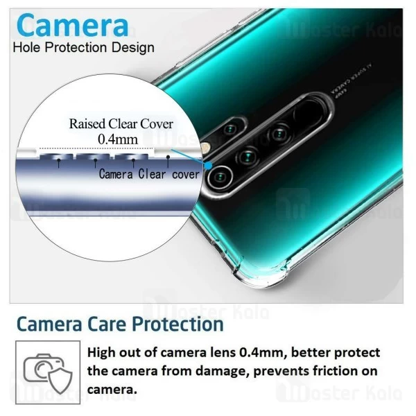 قاب ژله ای ضد ضربه Xiaomi Redmi Note 8 Pro Smtt ShockProof AirBag