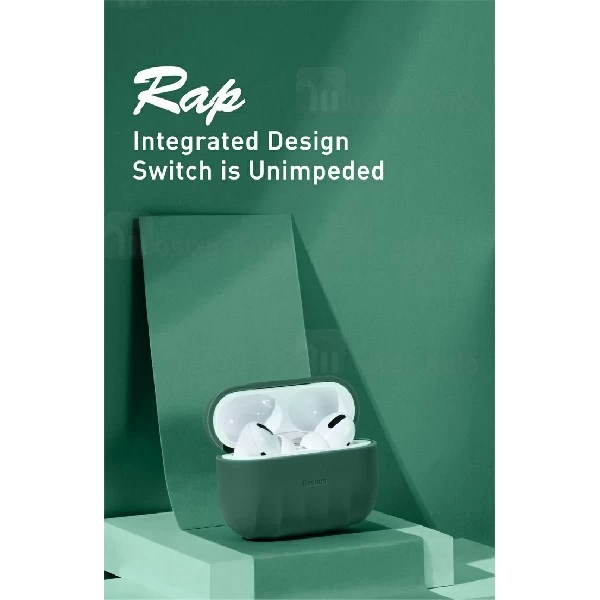 کاور محافظ سیلیکونی ایرپاد پرو بیسوس Baseus Shell Pattern Silica Gel Case WIAPPOD-BK