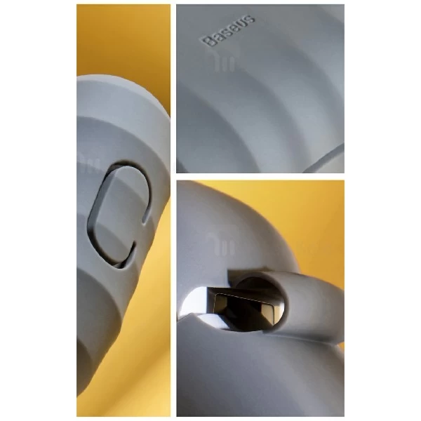 کاور محافظ سیلیکونی ایرپاد پرو بیسوس Baseus Shell Pattern Silica Gel Case WIAPPOD-BK