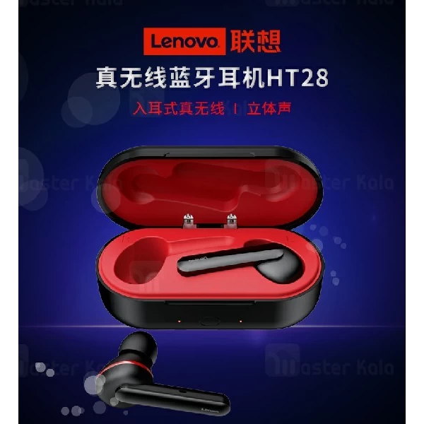 هندزفری بلوتوث دو گوش لنوو Lenovo HT28 TWS Bluetooth Headset