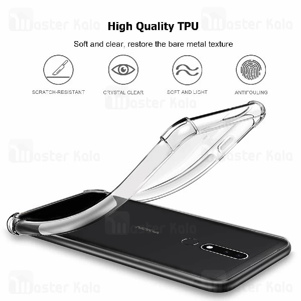 قاب ژله ای ضد ضربه نوکیا Nokia 3.1 Plus Smtt ShockProof AirBag