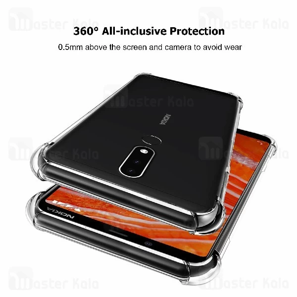 قاب ژله ای ضد ضربه نوکیا Nokia 3.1 Plus Smtt ShockProof AirBag