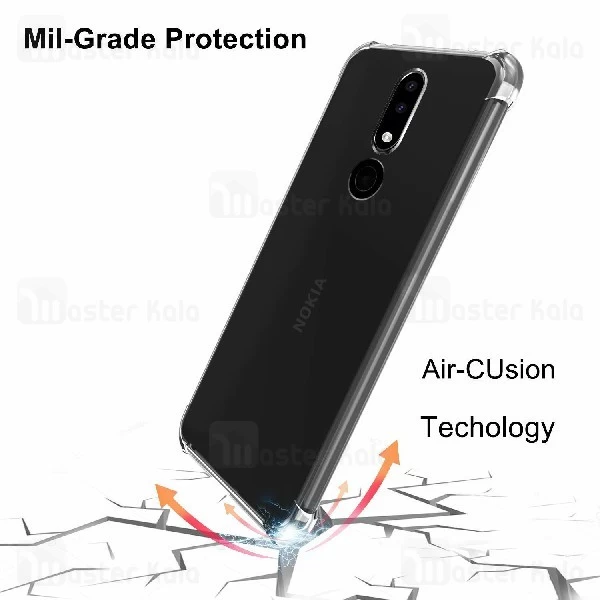 قاب ژله ای ضد ضربه نوکیا Nokia 3.1 Plus Smtt ShockProof AirBag