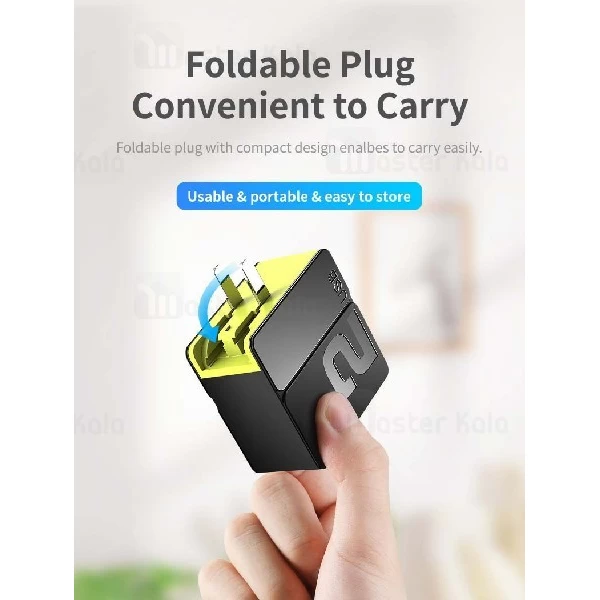 شارژر دیواری راک Rock RWC-0443 Sugar PD QC4.0 Charger 30W توان 5 آمپر