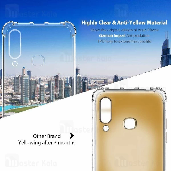 قاب ژله ای ضد ضربه سامسونگ Samsung Galaxy A10s Smtt ShockProof AirBag