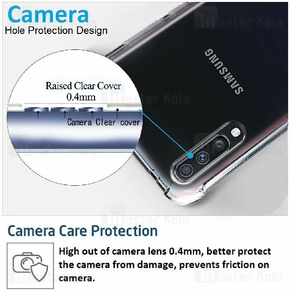 قاب ژله ای ضد ضربه سامسونگ Samsung Galaxy A70 / A70s Smtt ShockProof AirBag