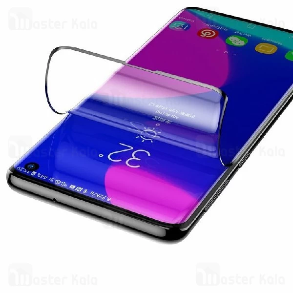 پک 2 تایی محافظ نانو تمام صفحه خمیده بیسوس سامسونگ Samsung Galaxy S10 Baseus SGSAS10-KR01