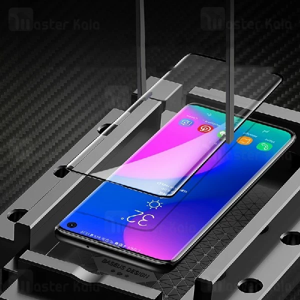 پک 2 تایی محافظ نانو تمام صفحه خمیده بیسوس سامسونگ Samsung Galaxy S10 Baseus SGSAS10-KR01