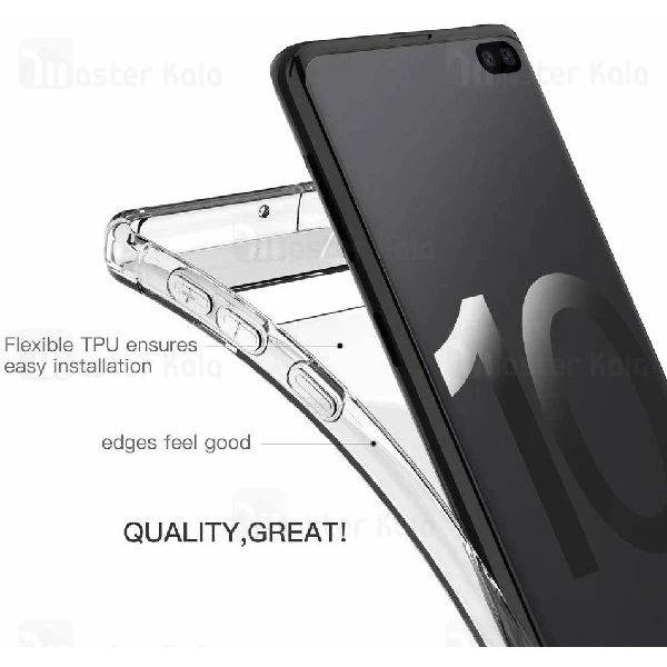 قاب ژله ای ضد ضربه سامسونگ Samsung Galaxy S10 Plus Smtt ShockProof AirBag