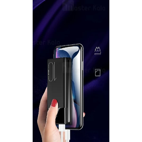 پاوربانک 10000 یوسمز Usams CD97 Dual USB Digital Display توان 2.1 آمپر