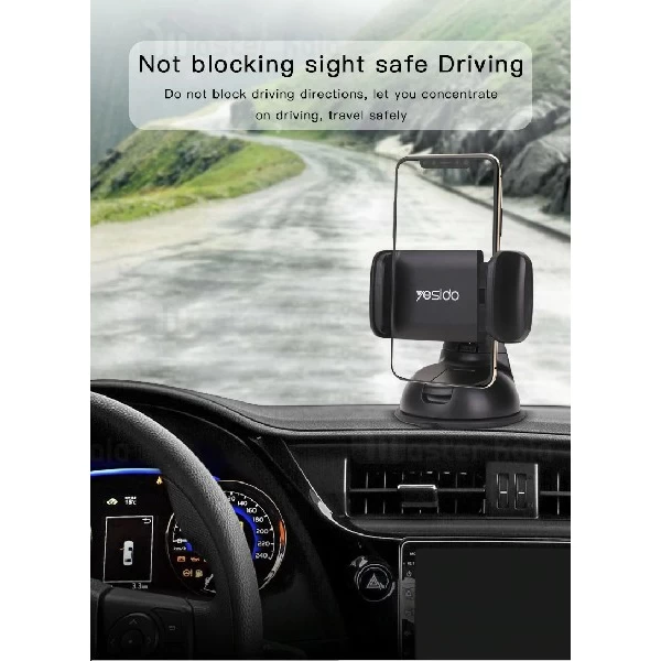 هولدر و پایه نگهدارنده موبایل یسیدو Yesido C02 Phone Holder مناسب 4 تا 7 اینچ