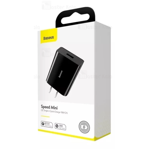 شارژر دیواری بیسوس Baseus Speed Mini QC3.0 Charger 18W CCFS-N01 توان 3 آمپر