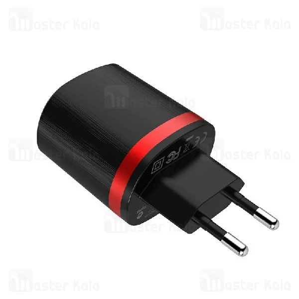 شارژر دیواری بروفون Borofone BA7A Dual USB Charger 2.1A دو پورت