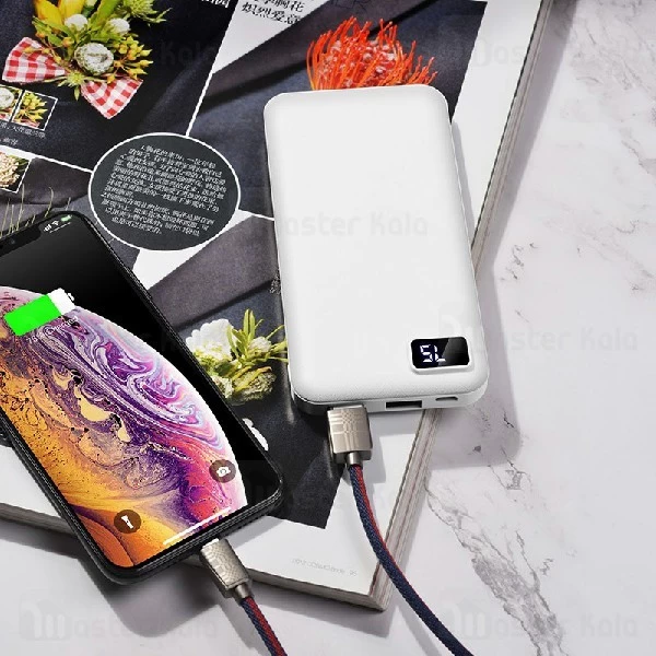 پاوربانک 10000 بروفون Borofone BT22 Dual USB Digital Display توان 2 آمپر