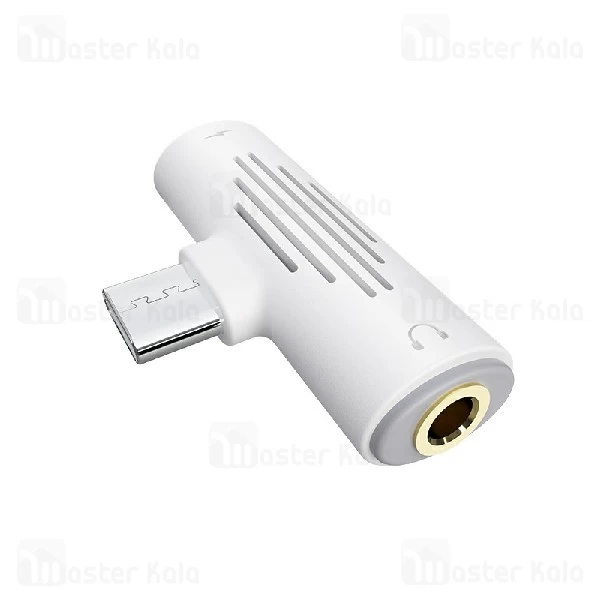 تبدیل تایپ سی اتصال همزمان هندزفری و شارژر بروفون Borofone BV8 Audio Converter