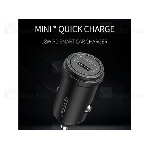 شارژر فندکی مک دودو Mcdodo CC-749 PD Type-C Car Charger توان 18 وات