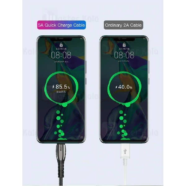 کابل Type C یسیدو  Yesido CA45 Super Fast Cable 5A سوپر شارژ QC3.0