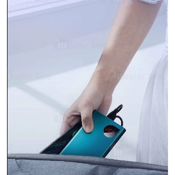 پاوربانک 10000 فست شارژ بیسوس Baseus Adaman Metal Digital Display QC3 PPAD000001 2021 توان 22.5 وات