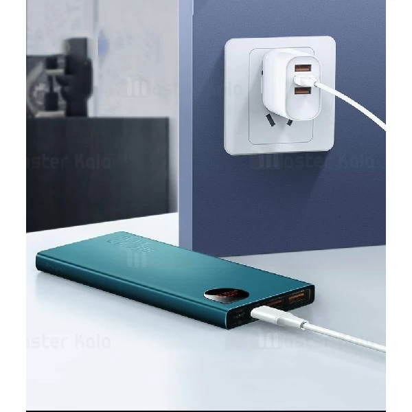 پاوربانک 10000 فست شارژ بیسوس Baseus Adaman Metal Digital Display QC3 PPAD000001 2021 توان 22.5 وات