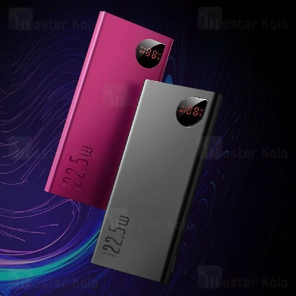 پاوربانک 10000 فست شارژ بیسوس Baseus Adaman Metal Digital Display QC3 PPAD000001 2021 توان 22.5 وات