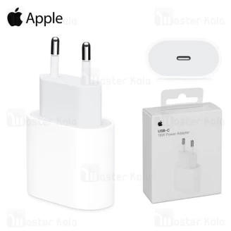 آداپتور شارژر اصلی اپل Apple MU7V2ZM/A 18W Type C مناسب سری آیفون 11