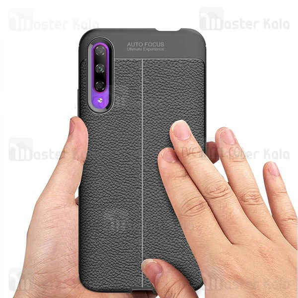قاب طرح چرم Huawei Honor 9X Auto Focus Jelly Case