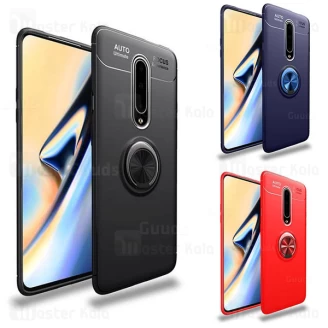 قاب ژله ای طرح چرم انگشتی وان پلاس OnePlus 7 Pro AutoFocus Magnetic Ring