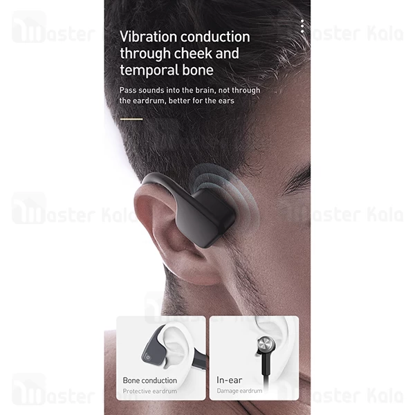 هندزفری بلوتوث القایی بیسوس Baseus BC10 Bone Conduction IPX5