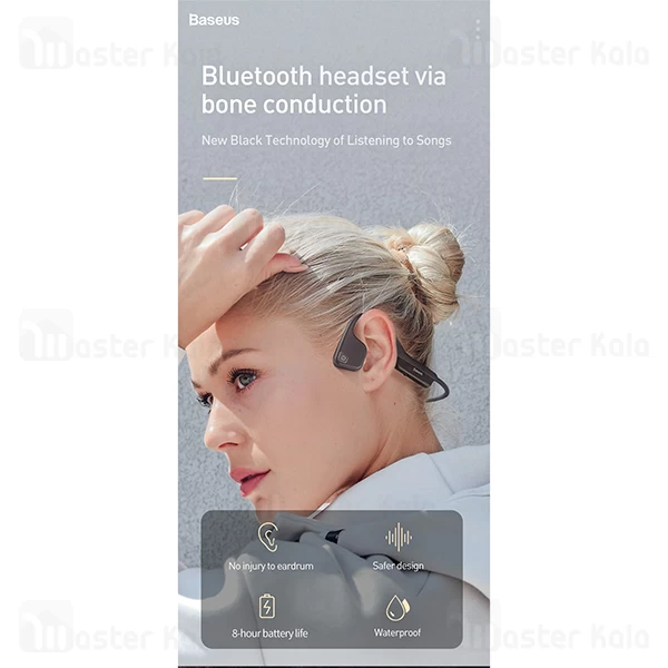 هندزفری بلوتوث القایی بیسوس Baseus BC10 Bone Conduction IPX5