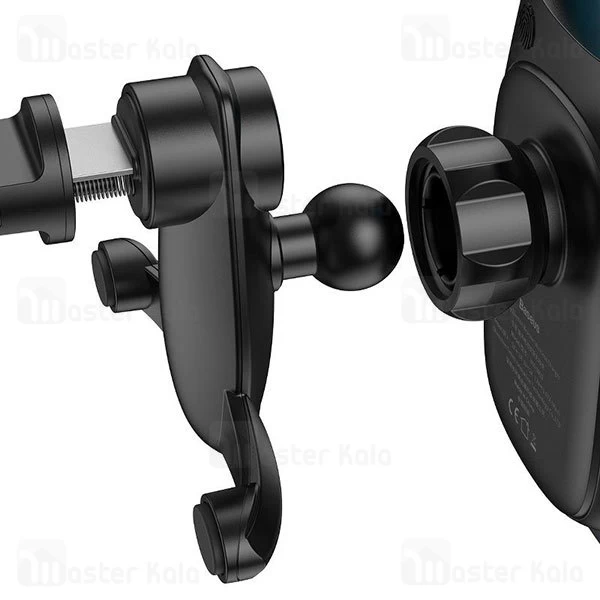 هولدر و شارژر وایرلس دریچه کولری هوشمند بیسوس Baseus Milky Way Elecctric 15W WXHW02-01